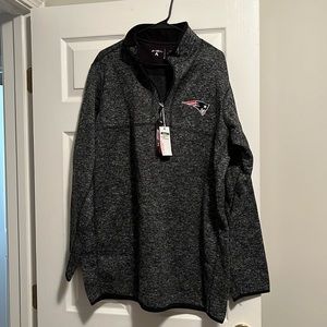 Antigua Patriots Quarter zip. Size 2XLT